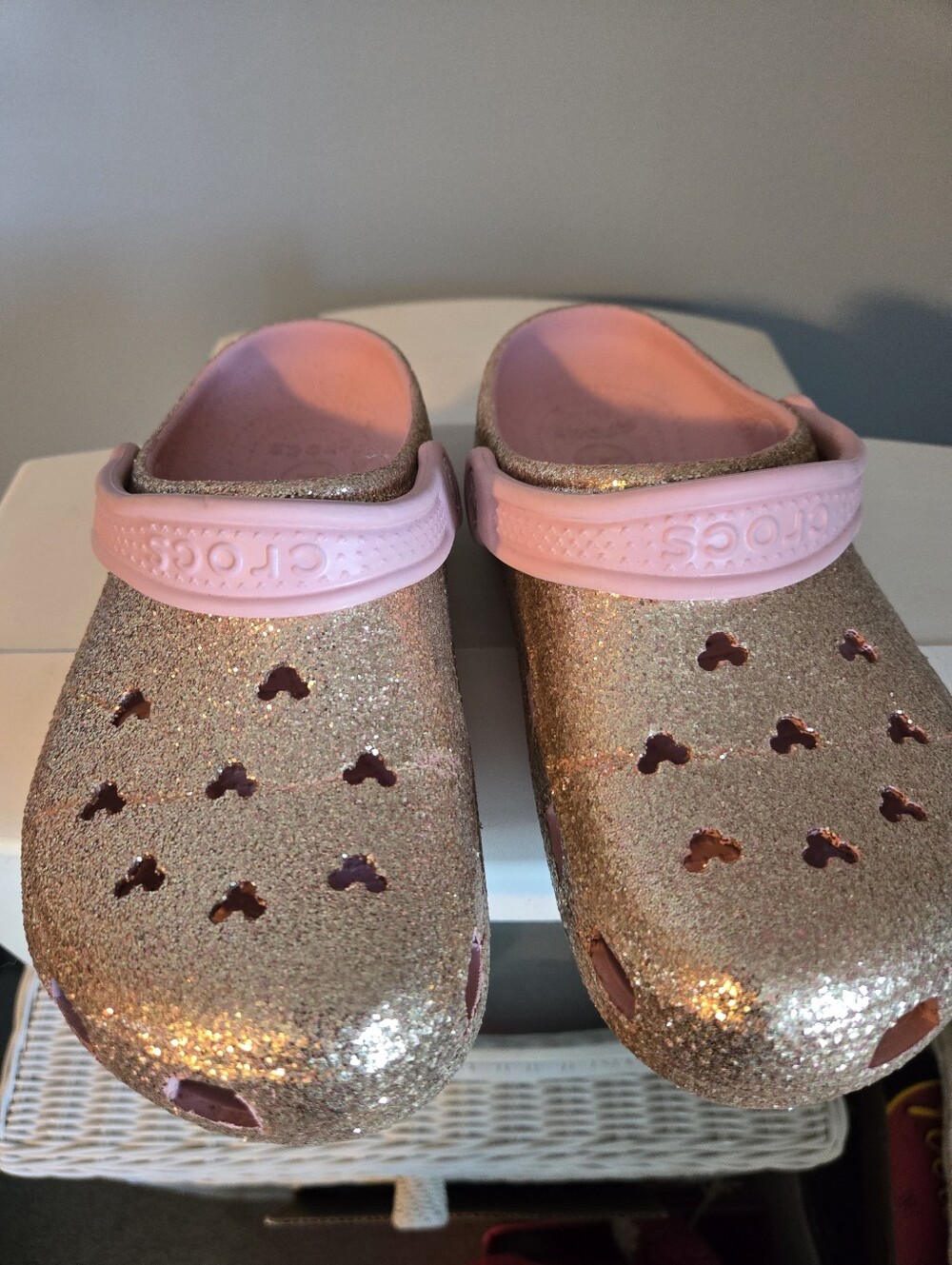 CROCS Rose Briar Glitter Clog